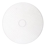 Maxbell 3 Piece 15cm Large Round Fuse Beads Boards Clear Plastic Pegboards Peg Board for Kids DIY Craft Educational Toys