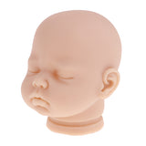 Maxbell Lifelike 20inch Reborn Boy Doll Accessory Vinyl Head Sculpt Sleeping Baby Doll Kits #4