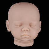 Maxbell Lifelike 20inch Reborn Boy Doll Accessory Vinyl Head Sculpt Sleeping Baby Doll Kits #4