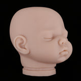 Maxbell Lifelike 20inch Reborn Boy Doll Accessory Vinyl Head Sculpt Sleeping Baby Doll Kits #4