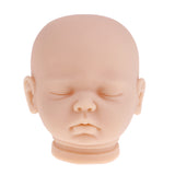 Maxbell Lifelike 20inch Reborn Boy Doll Accessory Vinyl Head Sculpt Sleeping Baby Doll Kits #4