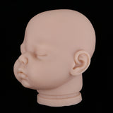 Maxbell Lifelike 20inch Reborn Boy Doll Accessory Vinyl Head Sculpt Sleeping Baby Doll Kits #4