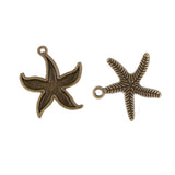 Maxbell 60 Pieces Bronze Alloy Sea Animals Shape Charms Pendants Jewelry Making Findings for DIY Phone Hanging Charms