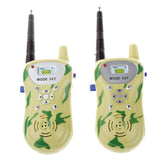 Maxbell 2 Pcs Plastic Two Way Radio Control Walkie Talkie Kids Toy Light Camouflage