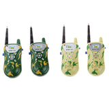 Maxbell 2 Pcs Plastic Two Way Radio Control Walkie Talkie Kids Toy Light Camouflage