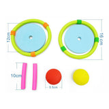 Maxbell 2-in-1 Ring Toss Toys Set Faimly Fun Toys Kids Party Throw Game Summer Beach Pool Toys