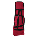Maxbell Durable Tenor Trombone Gig Bag Shoulder Carry Case Musical Instrument Accessory Claret Color 35.82inch