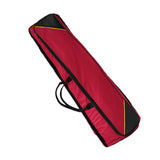 Maxbell Durable Tenor Trombone Gig Bag Shoulder Carry Case Musical Instrument Accessory Claret Color 35.82inch