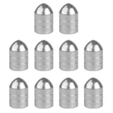 Maxbell 10Pcs Bicycle Motorcycle Car Schrader Wheel Rims Tyre Stem Air Valve Caps Dust Cover - Silver