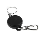 Maxbell 2pcs 1.4" 23.6" Key Retractable Clip Keychain Key Ring Pull Reel Key Chain