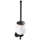 Maxbell Toilet Brush and Holder Set Longer Brush Handle for Bathroom , Wall Mounted