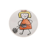 Maxbell Knit Girl Pattern Ceramic Knobs Door Handle Cabinet Drawer Cupboard Pull