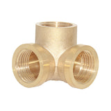 Maxbell DN15 Brass 3-Way Hose Water Tube Pipe Connector Adapter Tap Pipe Fittings