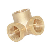 Maxbell DN15 Brass 3-Way Hose Water Tube Pipe Connector Adapter Tap Pipe Fittings