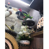Maxbell Creative Home Decoration Half Segmented Cup Wheel Tissue Holder