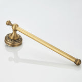 Maxbell 29.5cm Long Antique Brass Wall Mounted Single Towel Bar Towel Holder Solid Brass Towel Rack