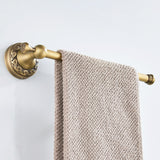 Maxbell 29.5cm Long Antique Brass Wall Mounted Single Towel Bar Towel Holder Solid Brass Towel Rack