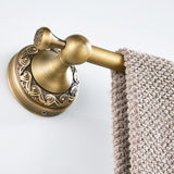 Maxbell 29.5cm Long Antique Brass Wall Mounted Single Towel Bar Towel Holder Solid Brass Towel Rack