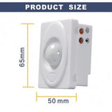 Maxbell Adjustable Automatic IR Infrared PIR Body Motion Sensor Switch Detector