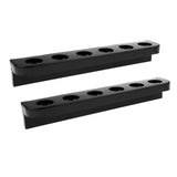 Maxbell Wall Mount 6-Slot Billiards Snooker Stick Rack Pool Cue Holder Stand Black