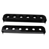 Maxbell Wall Mount 6-Slot Billiards Snooker Stick Rack Pool Cue Holder Stand Black