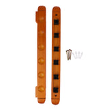 Maxbell Wall Mount 6-Slot Billiards Snooker Stick Wooden Rack Pool Cue Holder Stand