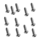 Maxbell 12 Pieces M6 Stainless Steel Hex Socket Cap Bolt Screw Kayak Allen Key Bolts