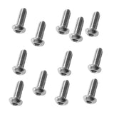 Maxbell 12 Pieces M6 Stainless Steel Hex Socket Cap Bolt Screw Kayak Allen Key Bolts