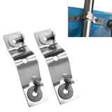 Maxbell 2Pcs Universal Stainless Steel Kayak Canoe Motor Mounting Bracket Mount Plate