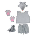 Maxbell 5 PCS Animal Pajamas Mouse Cosplay Costume Set Cute Sleepwear For Kids