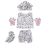 Maxbell Kids Zoo Animal Costume Set Dog Hat Top Shorts Gloves Shoes Party Halloween