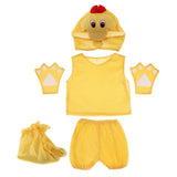 Maxbell Kids Animal Costume Set Duck Hat Top Shorts Gloves Shoes Party Halloween