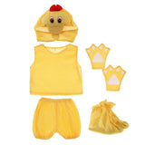 Maxbell Kids Animal Costume Set Duck Hat Top Shorts Gloves Shoes Party Halloween