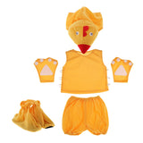 Maxbell Kid Zoo Animal Costume Set Chick Hat Top Shorts Gloves Shoes Party Halloween
