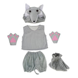 Maxbell Kids Animal Costumes Boys Girls Pajamas Fancy Dress Outfit Cosplay Children