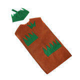 Maxbell Kids Green Grass Costume Non-woven Fabric Forest Plant Outfit Fancy Dress