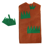 Maxbell Kids Green Grass Costume Non-woven Fabric Forest Plant Outfit Fancy Dress