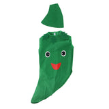 Maxbell Kids Green Pepper Costume Nonwoven Fabric Vegetable Outfit Party Fancy Dress