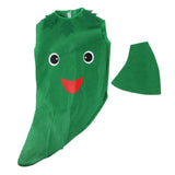 Maxbell Kids Green Pepper Costume Nonwoven Fabric Vegetable Outfit Party Fancy Dress