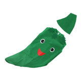 Maxbell Kids Green Pepper Costume Nonwoven Fabric Vegetable Outfit Party Fancy Dress