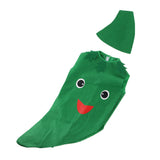 Maxbell Kids Green Pepper Costume Nonwoven Fabric Vegetable Outfit Party Fancy Dress