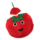 Maxbell Kids Tomato Costume Non-woven Fabric Vegetable Outfit Party Fancy Dress