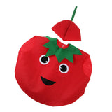 Maxbell Kids Tomato Costume Non-woven Fabric Vegetable Outfit Party Fancy Dress