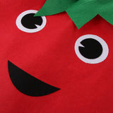 Maxbell Kids Tomato Costume Non-woven Fabric Vegetable Outfit Party Fancy Dress