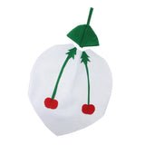 Maxbell Kids One Piece Cherry Costume Nonwoven Fabric Fruit Outfit Party Fancy Dress