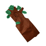 Maxbell Kids Tree Costume Non-woven Fabric Forest Plant Outfit Party Fancy Dress