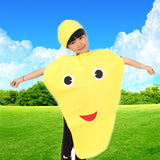 Maxbell Kids One Piece Mango Costume Non-woven Fabric Fruit Outfit Party Fancy Dress