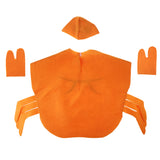 Maxbell Kids Crab Costume Nonwovens Fabric Animal Outfit Party Fancy Dress