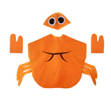 Maxbell Kids Crab Costume Nonwovens Fabric Animal Outfit Party Fancy Dress