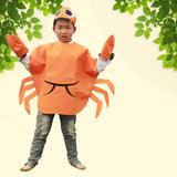 Maxbell Kids Crab Costume Nonwovens Fabric Animal Outfit Party Fancy Dress